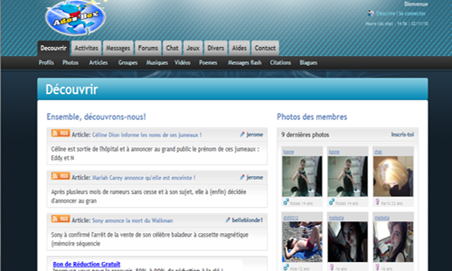 Tchatche en ligne pour internaute francophone version 2010